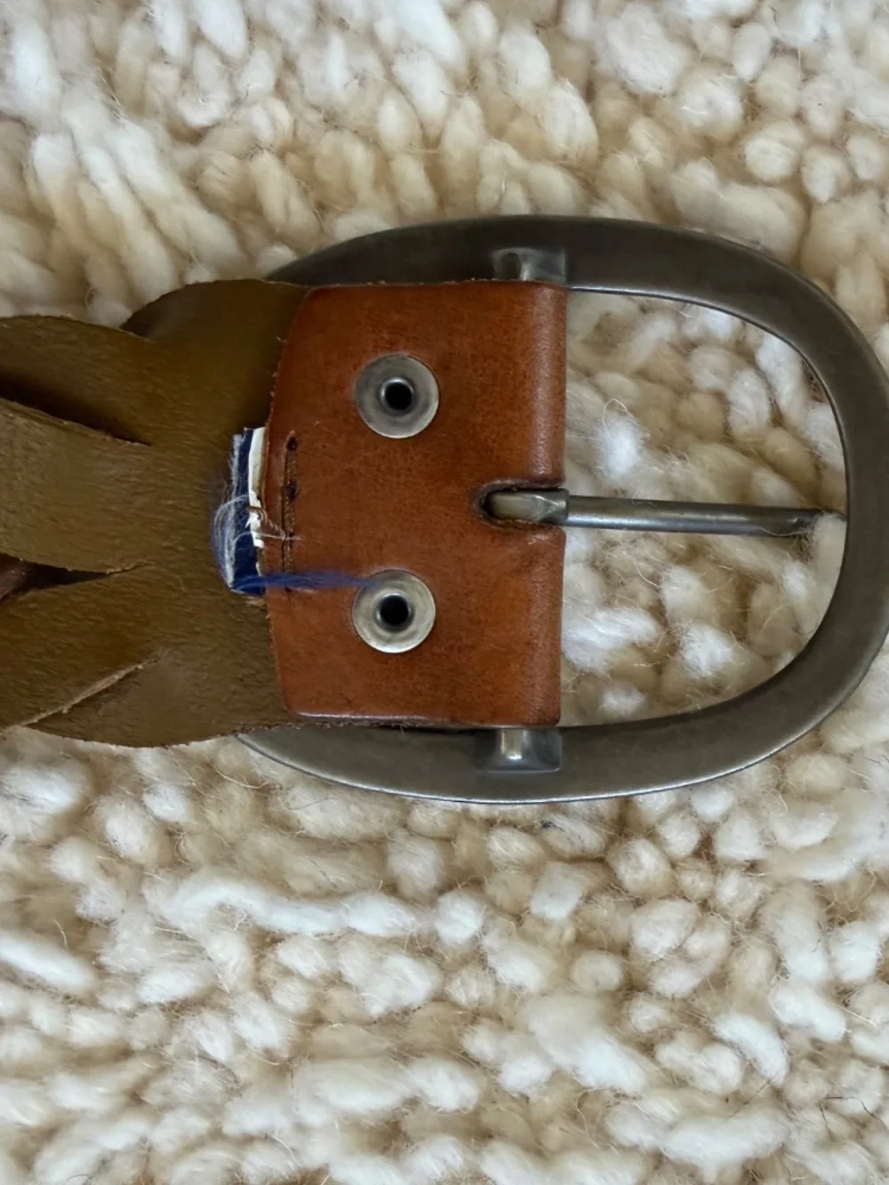 American Eagle Brown Braided Belt